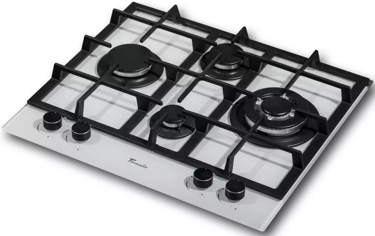 Plita incorporabila Tornado TR4020HM ROMB WH Glass