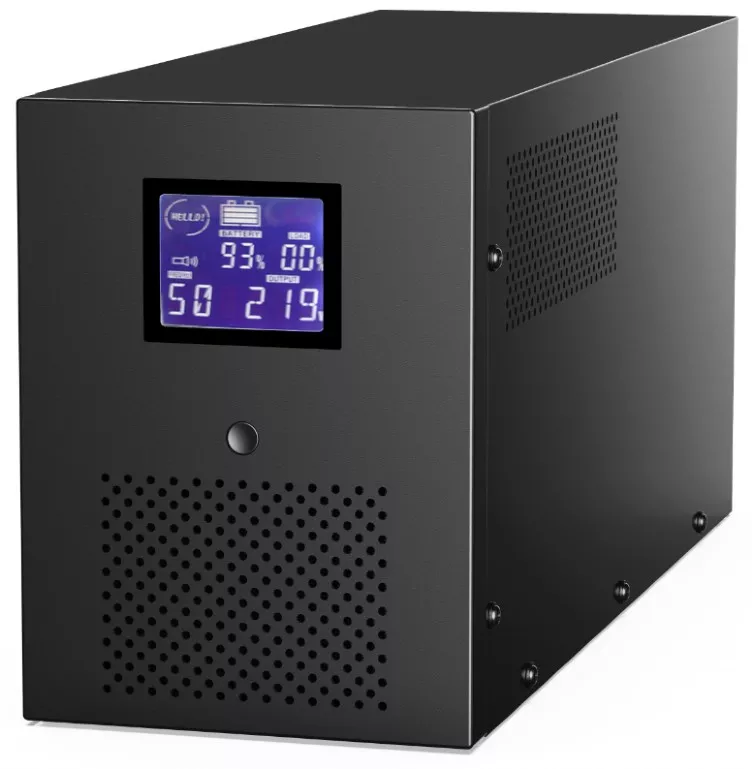 Sursă de alimentare neîntreruptibilă EnerGenie LCD UPS with USB 3000VA/1800W (EG-UPS-036)
