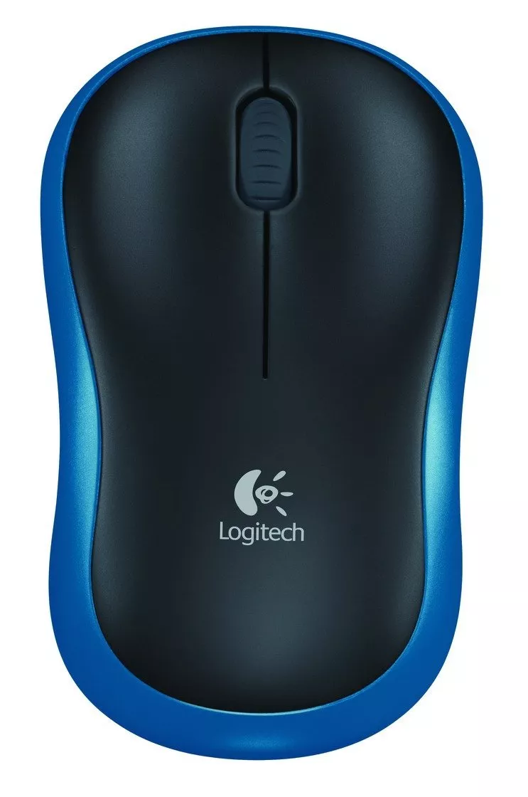 Mouse Wireless Logitech M185 Blue (910-002239)