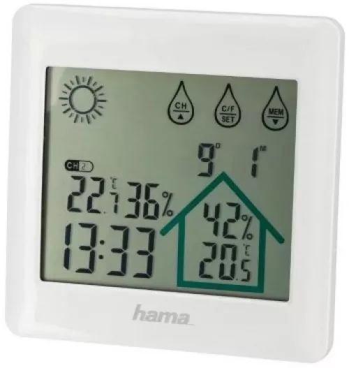 Statie meteo Hama 186412 Action, White