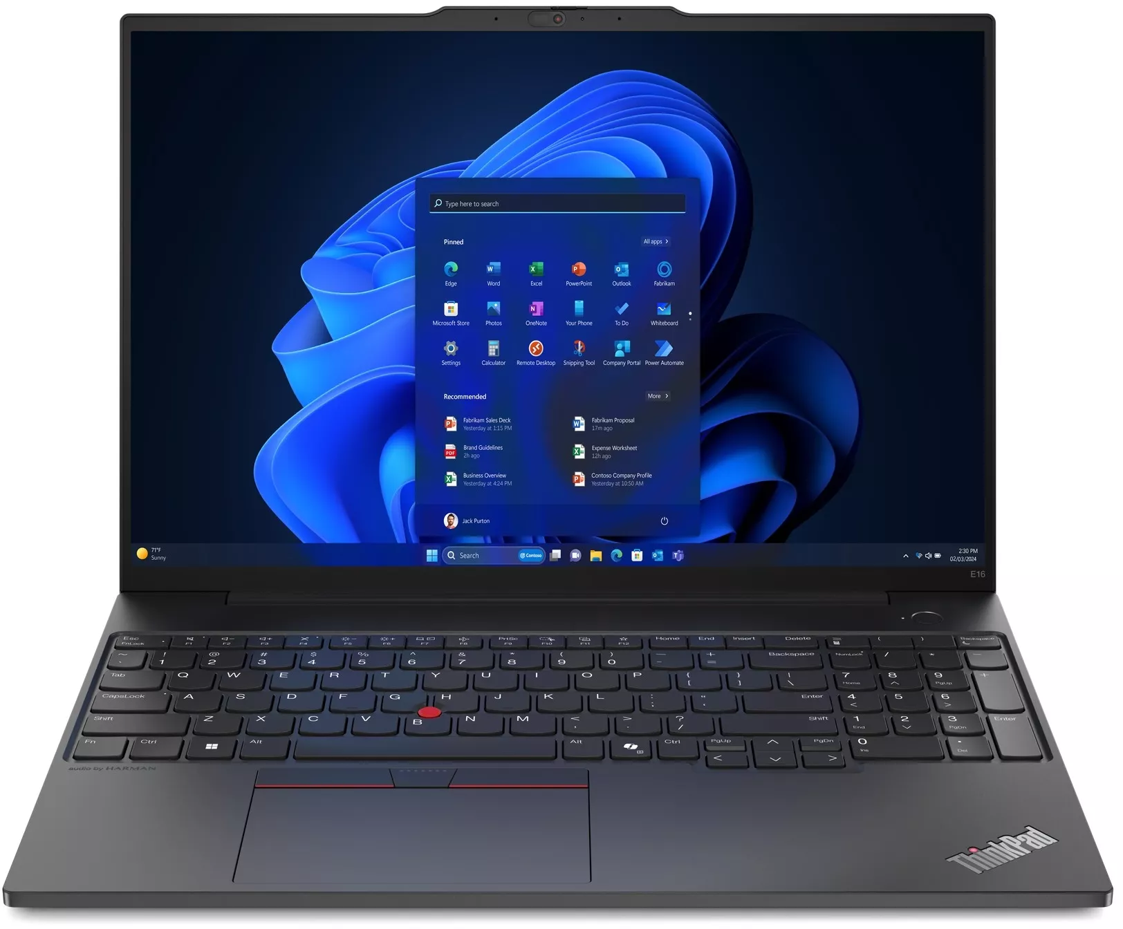 Lenovo ThinkPad E16 G2, 21MA005DRT