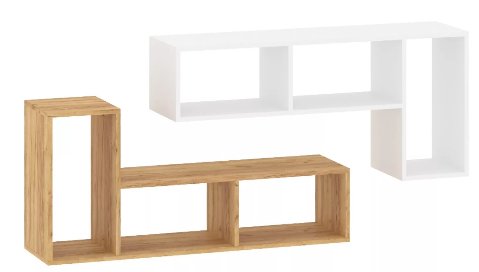 Raft p/u carti Mix - alb+tahoe