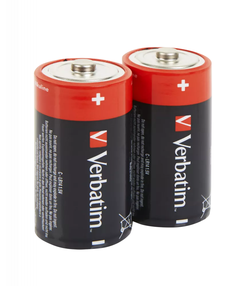 Verbatim Alcaline Battery C 2 Pack