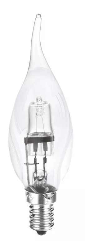 Bec cu halogen HECO C35 Breeze 28W E14 370Lm
