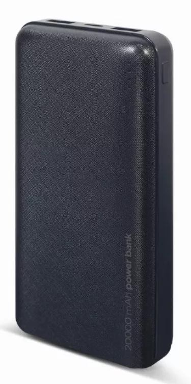Power Bank Gembird PB20-02 (20000mAh), black