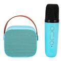 Karaoke Set Microphone and Speaker P2, 6W (portabil) Blue (PKMSP2BL) — cumpără în Chișinău | Sisteme audio portabile | Hi-Tech Moldova