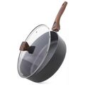 Сотейник Fissman Capella 14962 (24x7.5 cm) cu maner detasabil+ capac din sticla — купить в Кишинёве | Сотейники | Hi-Tech Moldova