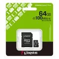 Card micro SD Kingston 64GB Class 10 Canvas Select Plus (SDCS3/64GB) — cumpără în Chișinău | Carduri de memorie | Hi-Tech Moldova