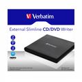 Внешние накопители SDD Verbatim Slimline CD/DVD Writer, Black (VER_98938) — купить в Кишинёве | SSD | Hi-Tech Moldova