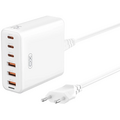 Зарядное устройство XO L133(EU) 75W GaN 3A+3C, White — купить в Кишинёве | Зарядные устройства к смартфонам | Hi-Tech Moldova