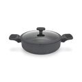 Сотейник Fissman Titanium Pro 14586 28x8cm/4.3 l + capac sticla — купить в Кишинёве | Товар без акции | Hi-Tech Moldova