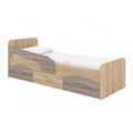 Детская кровать Pehotin "Milka-90" 90x200 - stejar sonoma+trufa (merk),(2) — купить в Кишинёве | Кровати | Hi-Tech Moldova