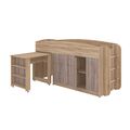 Детская кровать Pehotin "Polus" 80x190 - stejar sonoma+trufa (merk),(2) — купить в Кишинёве | Кровати | Hi-Tech Moldova