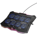 Suport cooler p/u laptop Hoco DH26 multi-fan Cool RGB, Black — cumpără în Chișinău | Suporturi | Hi-Tech Moldova