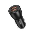 Зарядное устройство от автомобиля XO Xo CC55 QC18W+USB 12W, Black — купить в Кишинёве | Зарядные устройства к смартфонам | Hi-Tech Moldova