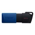 Флэш-накопитель USB 3.2 KINGSTON 64GB DataTraveler Exodia M (DTXM/64GB), Black/Blue — купить в Кишинёве | USB накопители | Hi-Tech Moldova