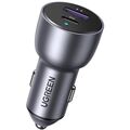 Зарядное устройство от автомобиля UGREEN 1*USB-A+1*Type-C 3A 52,5W (60980), Grey — купить в Кишинёве | Зарядные устройства к смартфонам | Hi-Tech Moldova