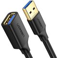 Кабель Type-C UGREEN CabluUSB 3.0 Extension Male 3 m US129 (30127), Black — купить в Кишинёве | Товар без акции | Hi-Tech Moldova