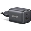 Зарядное устройство UGREEN X514 GaN Charger 1*USB-A, 1*Type-C 20W QC3 (65737) Black — купить в Кишинёве | Зарядные устройства к смартфонам | Hi-Tech Moldova