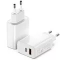 Incarcator Helmet Wall Charger USB/Type C PD QC3.0 (HMT-WC20WWH), White — cumpără în Chișinău | Încărcătoare | Hi-Tech Moldova