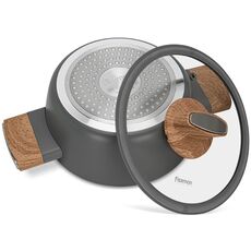 Кастрюля Fissman 14469 2.24l+capac sticla — купить в Кишинёве | Кастрюли | Hi-Tech Moldova