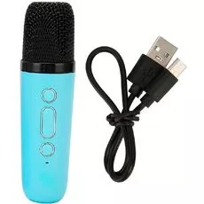 Караоке-набор с микрофоном и динамиком P2, 6W (portabil) Blue (PKMSP2BL) — купить в Кишинёве | Портативное аудио | Hi-Tech Moldova