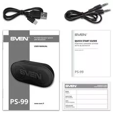Портативная акустика Sven PS-99 Black — купить в Кишинёве | Портативное аудио | Hi-Tech Moldova
