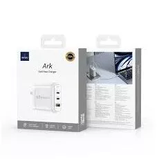 Зарядное устройство Wiwu Wi-U024 EU Ark 65W QC+PD GaN, White — купить в Кишинёве | Зарядные устройства к смартфонам | Hi-Tech Moldova