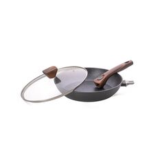 Сотейник Fissman TigaieCapella 14965 (26x5.2 cm) cu maner detasabil+ capac din sticla — купить в Кишинёве | Сковороды | Hi-Tech Moldova