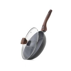 Tigaie Fissman Capella 14964 (24x5 cm) cu maner detasabil + capac din sticla  — cumpără în Chișinău | Tigăi  | Hi-Tech Moldova