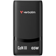 Incarcator Verbatim Fold 'n' Go GaN Charger 65W, Black VER_32354 — cumpără în Chișinău | Încărcătoare | Hi-Tech Moldova