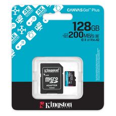 Card micro SD Kingston 128GB Class10 A2 UHS-I U3 (V30) (SDCG4/128GB)  — cumpără în Chișinău | Carduri de memorie  | Hi-Tech Moldova