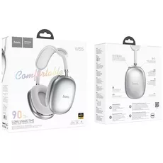 Наушники Bluetooth HOCO W55 Pleasing BT, Silver — купить в Кишинёве | Bluetooth | Hi-Tech Moldova