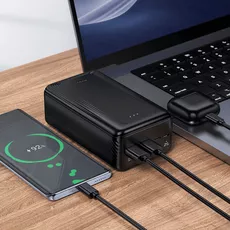 Портативный аккумулятор HOCO J165B Honey (30000mAh), Black — купить в Кишинёве | Портативный аккумулятор (Powerbank) | Hi-Tech Moldova