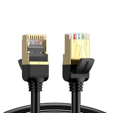 Patchcord FTP UGREEN Cat7 F/FTP Ethernet Cable, Pure Copper, Shielded, 2.0 m. (11269) Black  — cumpără în Chișinău | Cabluri de racordare  | Hi-Tech Moldova