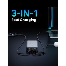 Портативный аккумулятор UGREEN Nexode Flight Approved PD3.1 25000mAh, 145W, (90597A) Grey — купить в Кишинёве | Портативный аккумулятор (Powerbank) | Hi-Tech Moldova