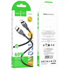 Кабель USB HOCO X109 Energy 60W C to C, 1m, White — купить в Кишинёве | Товар без акции | Hi-Tech Moldova