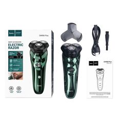 Aparat de ras electric Hoco DAR06 Plus, green — cumpără în Chișinău | Aparate de ras electrice | Hi-Tech Moldova