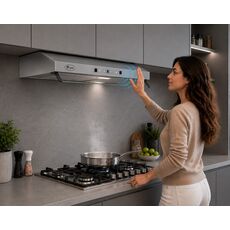 Hota Tornado Biza Touch Free 10(60) FG Silver mat inverter — cumpără în Chișinău | Hote de bucătărie | Hi-Tech Moldova