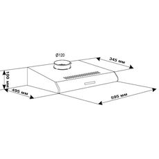 Hota Tornado Biza Touch Free 10(60) FG BL mat inverter — cumpără în Chișinău | Hote de bucătărie | Hi-Tech Moldova