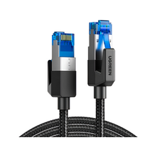 Patchcord FTP UGREEN Cat8 F/FTP Ethernet Cable Pure Copper,Braided,1,5 m. (80430) Black  — cumpără în Chișinău | Cabluri de racordare  | Hi-Tech Moldova