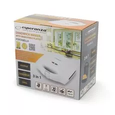 Сэндвичница Esperanza Portabella EKT006W — купить в Кишинёве | Сэндвичницы и вафельницы | Hi-Tech Moldova