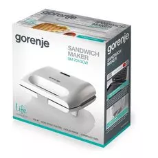 Сэндвичница Gorenje SM701GCW — купить в Кишинёве | Сэндвичницы и вафельницы | Hi-Tech Moldova