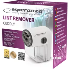 Машинка для удаления катышков Esperanza Cuddly ECS003T White/Turquoise — купить в Кишинёве | Машинки для удаления катышков | Hi-Tech Moldova