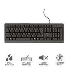 Клавиатура Trust Primo TR_24147 Black — купить в Кишинёве | Клавиатуры и комплекты | Hi-Tech Moldova