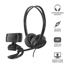 Веб камера Trust Doba 2-in-1 Home Office Set TR_24036 — купить в Кишинёве | Веб-камеры | Hi-Tech Moldova