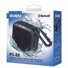 Портативная акустика Sven PS-88 Black — купить в Кишинёве | Портативное аудио | Hi-Tech Moldova