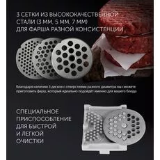 Мясорубка Polaris PMG 2546 Negru/Argint — купить в Кишинёве | Электрические мясорубки | Hi-Tech Moldova