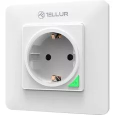 Умная розетка Wi-Fi Tellur Priza WiFi Schuko 3000W, 16ATLL331321 — купить в Кишинёве | Умные розетки | Hi-Tech Moldova