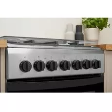 Кухонная плита INDESIT IS5G5PHX/E (plita gaz/cuptor electric) — купить в Кишинёве | Кухонные плиты | Hi-Tech Moldova